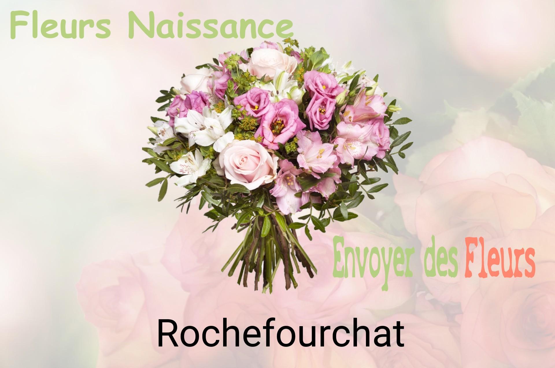 Bouquet de fleurs de naissance livré à Rochefourchat